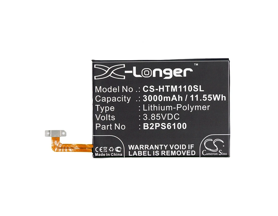 Cameron Sino 3000mAh Battery 35H00256-00, B2PS6100 for HTC 10 4G LTE, 10 Lifestyle, HTC6545LVW, One M10, One M10h, One M10U
Cameron Sino 3000mAh Battery 35H00256-00, B2PS6100 for HTC 10 4G LTE, 10 Lifestyle, HTC6545LVW, One M10, One M10h, One M10U