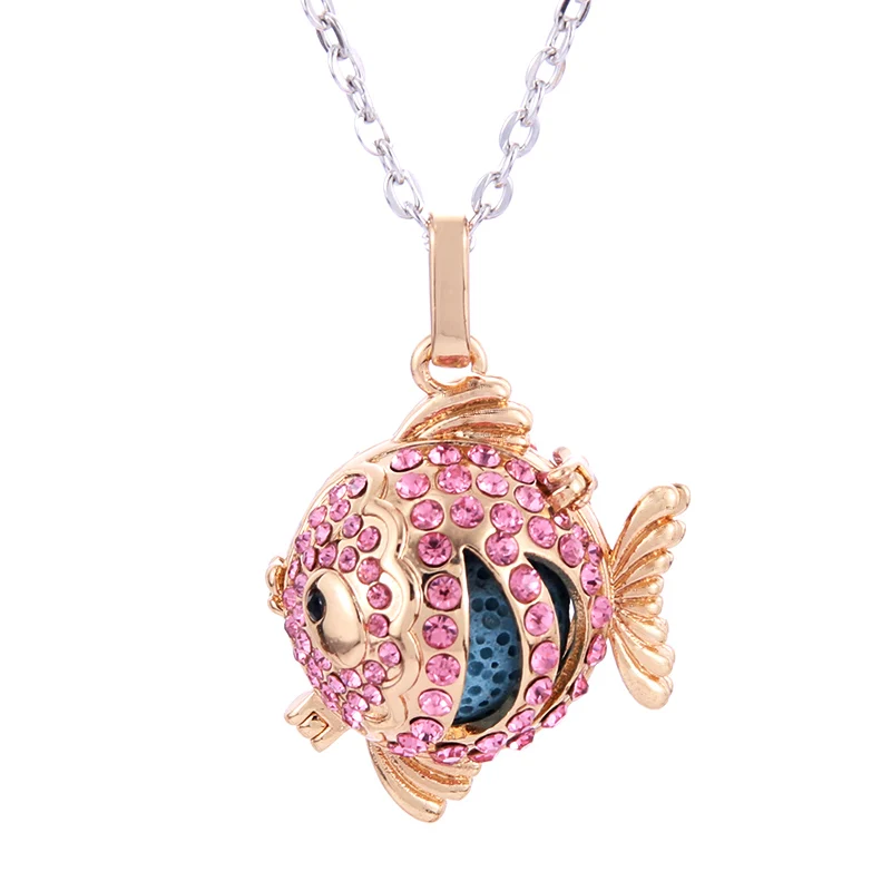 gold fish volcanic stone belt connected to the drill cage Pendant Volcanic stone locket Diffuser Necklace Aromatherapy cage
gold fish volcanic stone belt connected to the drill cage Pendant Volcanic stone locket Diffuser Necklace Aromatherapy cage