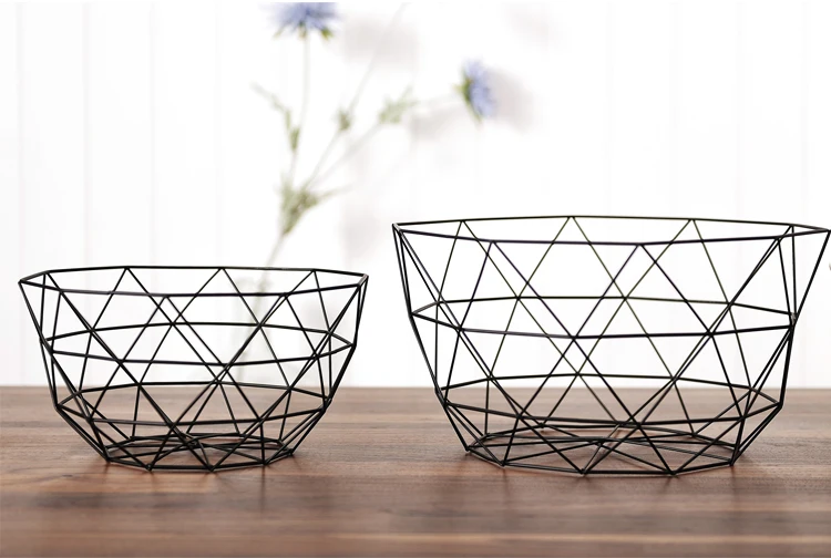 Northern Europe Design Minimalist Modern Home Decoration Crafts Iron basket table decorates for fruit clothing Storage Baskets
Northern Europe Design Minimalist Modern Home Decoration Crafts Iron basket table decorates for fruit clothing Storage Baskets