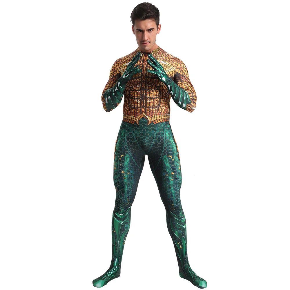 Movie Justice League Aquaman Cosplay Costume Anime Superhero Arthur Curry Orin Zentai Bodysuit Suit Jumpsuits for Kids man
Movie Justice League Aquaman Cosplay Costume Anime Superhero Arthur Curry Orin Zentai Bodysuit Suit Jumpsuits for Kids man