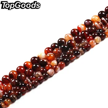 TopGoods Wholesale Natural Brown Dream Striated Agate Round Loose Banded Stone Beads Women Bracelet Jewelry Making 4 6 8 10 12mm
TopGoods Wholesale Natural Brown Dream Striated Agate Round Loose Banded Stone Beads Women Bracelet Jewelry Making 4 6 8 10 12mm