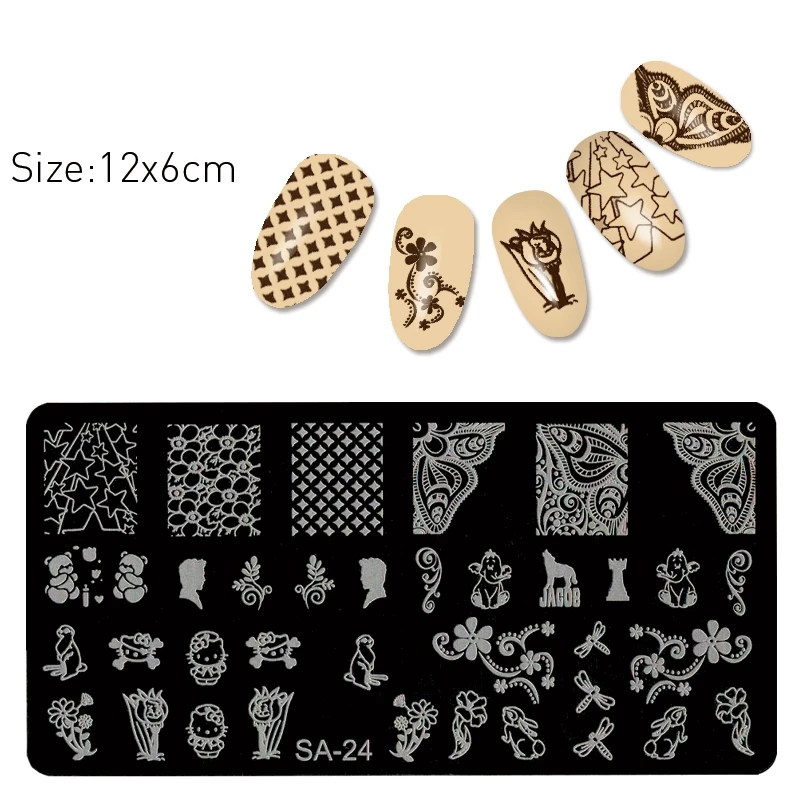 Stamping Kits Nail Art Round Stainless Steel Plates DIY Polish Templates Nail Tools for cat & dragonfly plate stamper
Stamping Kits Nail Art Round Stainless Steel Plates DIY Polish Templates Nail Tools for cat & dragonfly plate stamper