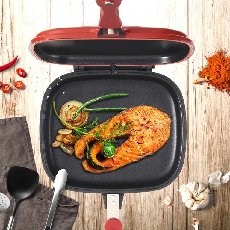 New Dessini cook,fry pan,non-stick pan,Handy Frying Pan,Double Side Grill Pan 28cm
New Dessini cook,fry pan,non-stick pan,Handy Frying Pan,Double Side Grill Pan 28cm