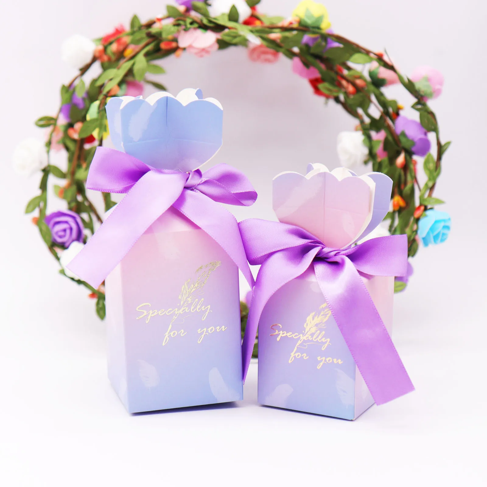 10pcs Paper Flamingo Flower Candy Box with Ribbon Vase Style Gift Box For DIY Bridal Shower Wedding Valentine's Day Party Decor
10pcs Paper Flamingo Flower Candy Box with Ribbon Vase Style Gift Box For DIY Bridal Shower Wedding Valentine's Day Party Decor
