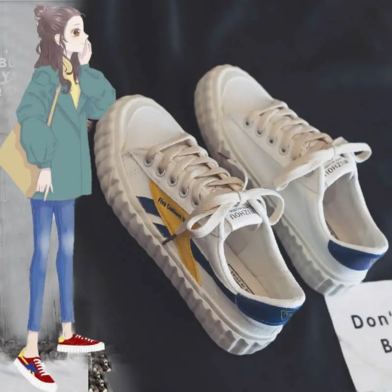 2019 spring and autumn new canvas shoes female students Korean version of Harajuku retro Hong Kong flavor wild -1
2019 spring and autumn new canvas shoes female students Korean version of Harajuku retro Hong Kong flavor wild -1