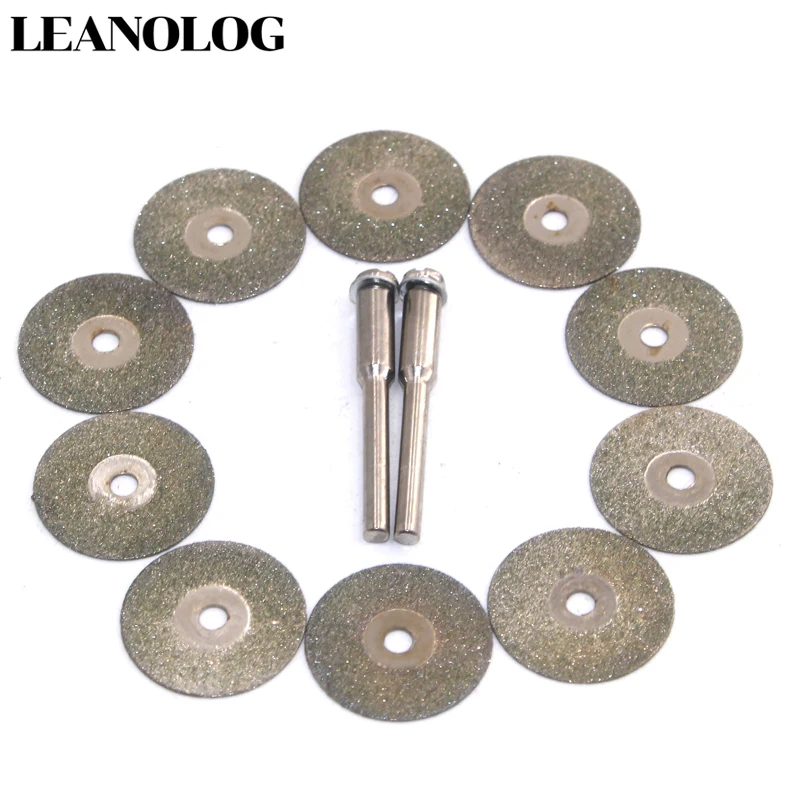 10pcs 20MM Diamond blades for Jewelry/thin metal/glass Dremel Tools With 2pcs Connecting rod
10pcs 20MM Diamond blades for Jewelry/thin metal/glass Dremel Tools With 2pcs Connecting rod