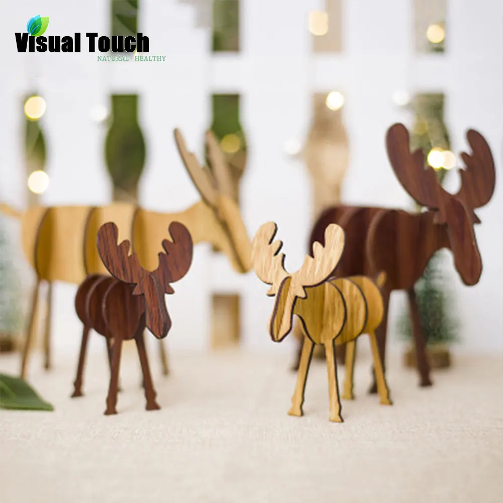 Visual Touch Wood Elk Deer Christmas Ornaments Xmas Tree Hanging Decor Decorations Pendant Festival Supplies Gifts Kids
Visual Touch Wood Elk Deer Christmas Ornaments Xmas Tree Hanging Decor Decorations Pendant Festival Supplies Gifts Kids