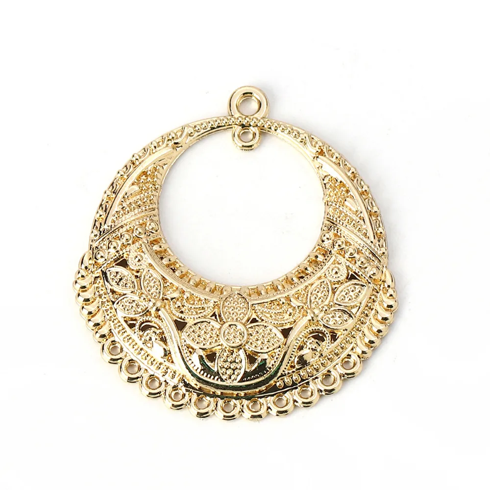 DoreenBeads Zinc Based Alloy Chandelier Connectors Round Gold Color Flower Jewelry Making 32mm(1 2/8") x 30mm(1 1/8"), 10 PCs
DoreenBeads Zinc Based Alloy Chandelier Connectors Round Gold Color Flower Jewelry Making 32mm(1 2/8") x 30mm(1 1/8"), 10 PCs