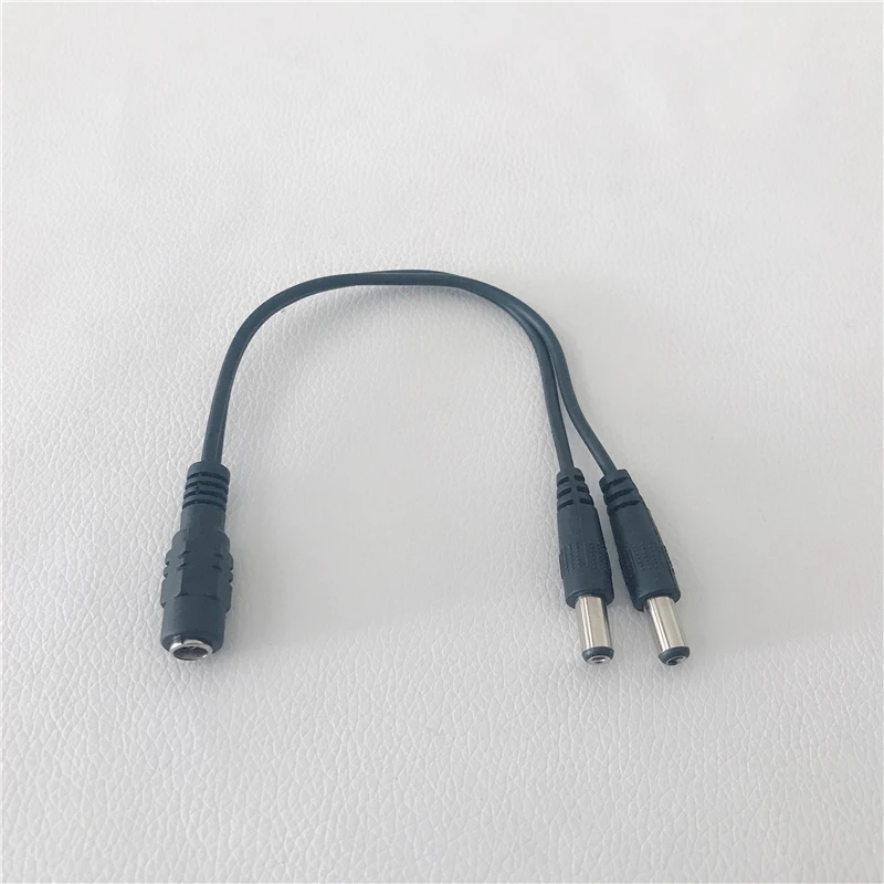 100pcs/lot 5.5mm x 2.1mm DC 1 Female to 2 Male 2 Way Y Splitter Power Cable Cord for CCTV Camera Security
100pcs/lot 5.5mm x 2.1mm DC 1 Female to 2 Male 2 Way Y Splitter Power Cable Cord for CCTV Camera Security