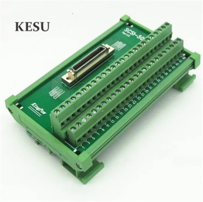 SCSI50PIN SCSI 50 Pin Male Terminal Block Breakout PLC Relay Terminals DIN Rail Mounting Adapter Connector for 50PIN date cable
SCSI50PIN SCSI 50 Pin Male Terminal Block Breakout PLC Relay Terminals DIN Rail Mounting Adapter Connector for 50PIN date cable