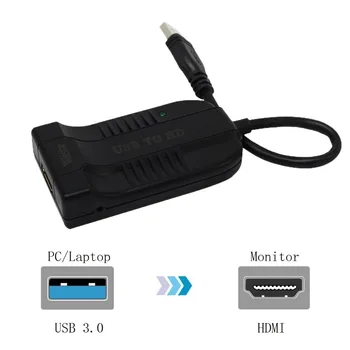 Wiistar USB3.0 Converter USB3.0 to HDIM Converter HD 1080P USB to HDMI Audio Video Adapter for HDTV Windows7/8
Wiistar USB3.0 Converter USB3.0 to HDIM Converter HD 1080P USB to HDMI Audio Video Adapter for HDTV Windows7/8