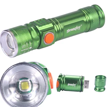 Zoom Flash light T6 Flashlight USB Rechargeable torch lamp 3 Mode penlight For outdoor Fishing Hunting Lantern
Zoom Flash light T6 Flashlight USB Rechargeable torch lamp 3 Mode penlight For outdoor Fishing Hunting Lantern