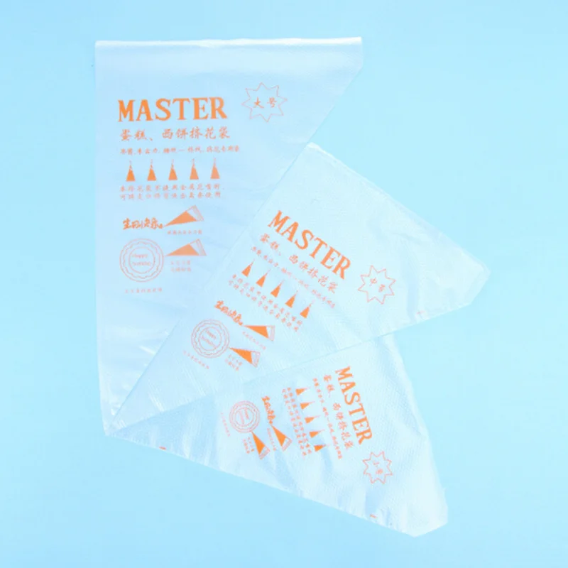 Disposable 100Pcs/Pack Piping Bag Icing Fondant Cake Cream bag Decorating Pastry Tip Tool
Disposable 100Pcs/Pack Piping Bag Icing Fondant Cake Cream bag Decorating Pastry Tip Tool