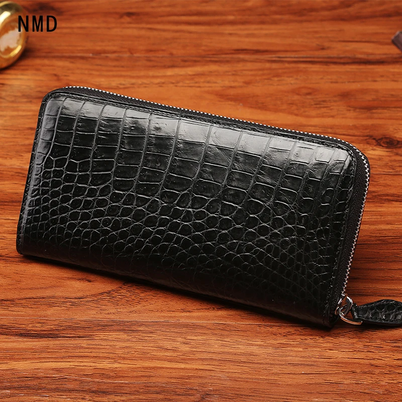 NMD Classic business style authentic crocodile belly zipper closing man long wallet coin purse crocodile leather male card purse
NMD Classic business style authentic crocodile belly zipper closing man long wallet coin purse crocodile leather male card purse