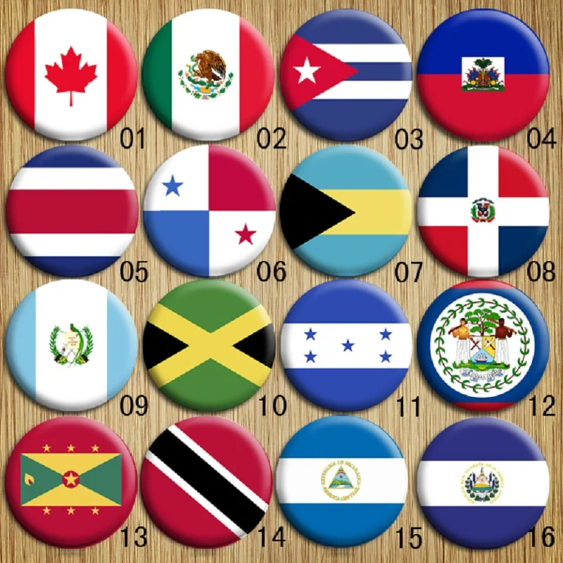 The Personalized Gifts National Flag Badge of Canada,Mexico,Cuba,Panama,Jamaica,El Salvador Tinplate Brooches Party Favors
The Personalized Gifts National Flag Badge of Canada,Mexico,Cuba,Panama,Jamaica,El Salvador Tinplate Brooches Party Favors