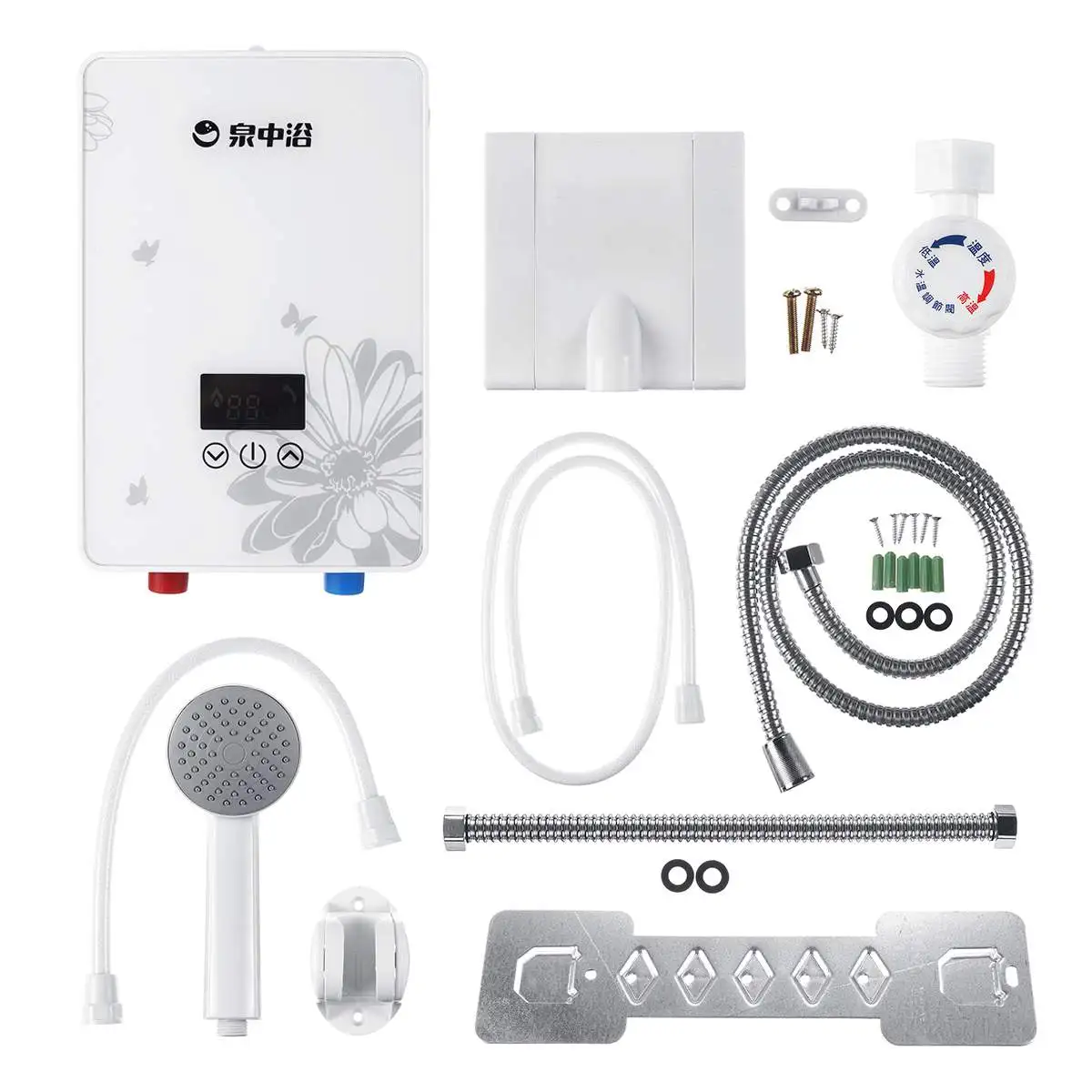 6000W Instant Electric Water Heater Tap Faucet Shower Washing Caravan Camping Kitchen Hot Water System Instant Tankless
6000W Instant Electric Water Heater Tap Faucet Shower Washing Caravan Camping Kitchen Hot Water System Instant Tankless