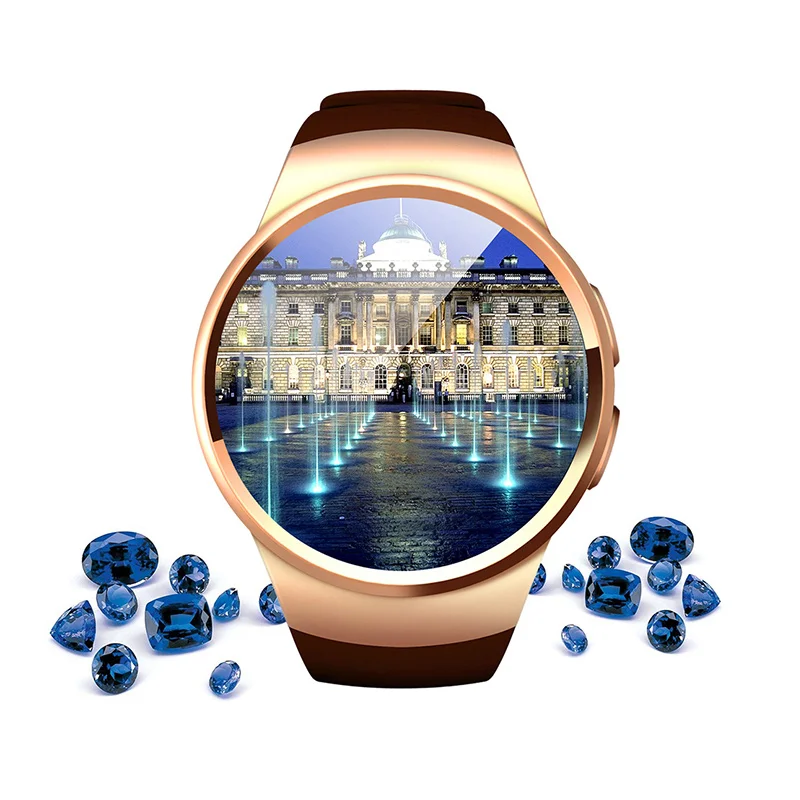 KingWear KW18 Round Dial Smart Watch Phone Waterproof Pedometer Sedentary Reminder Heart Rate Sleep Monitor Fashion Smartwatch |