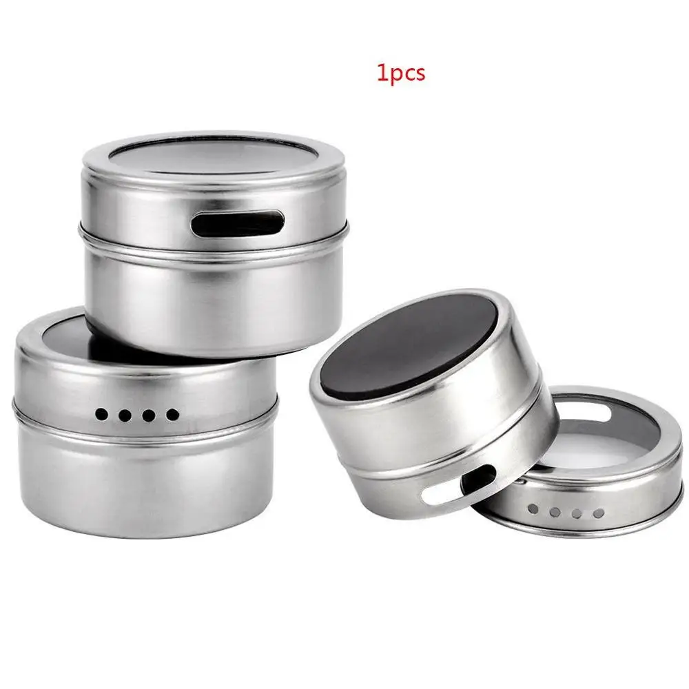 Stainless Steel Visible Seasoning Jar Magnetic Barbecue Seasoning Box Kitchen Spice Jar Stainless Steel Tank
Stainless Steel Visible Seasoning Jar Magnetic Barbecue Seasoning Box Kitchen Spice Jar Stainless Steel Tank