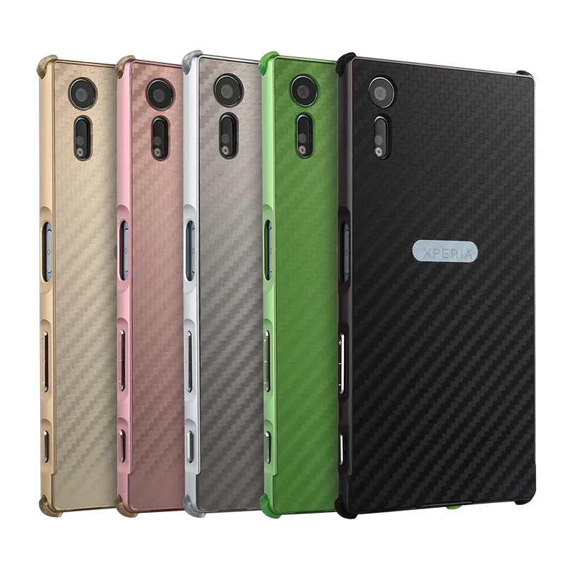 ZEALLION For Sony Xperia XZ Luxury Plating Aluminum Metal Frame + Carbon Fiber Hard PC Shockproof Back Cover
ZEALLION For Sony Xperia XZ Luxury Plating Aluminum Metal Frame + Carbon Fiber Hard PC Shockproof Back Cover