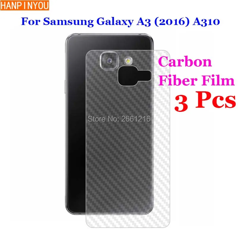 3 Pcs/Lot For Samsung Galaxy A3 2016 A310 A3100 3D Non-slip Clear Carbon Fiber Back Film Screen Protector Protective Sticker
3 Pcs/Lot For Samsung Galaxy A3 2016 A310 A3100 3D Non-slip Clear Carbon Fiber Back Film Screen Protector Protective Sticker