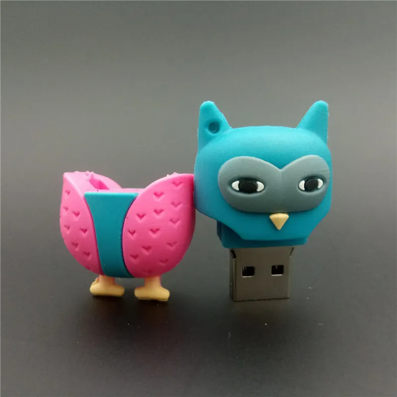 

exuanck usb 2.0 flash pen drive cartoon owl model usb 2.0 memory stick thumb pen drive cute cartoon pendrive 32GB 16GB 8GB 4GB