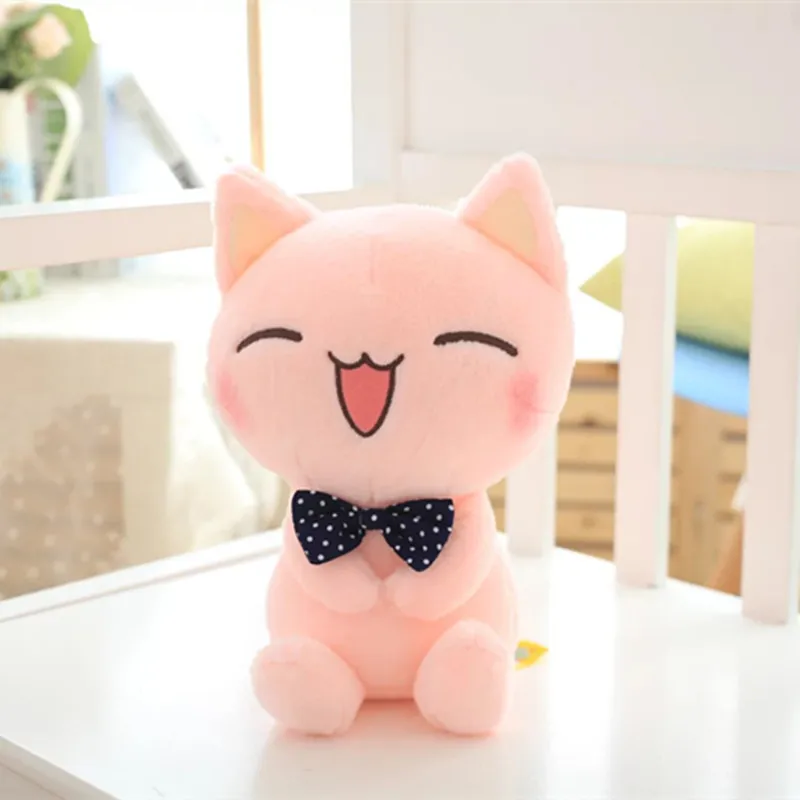 2016 New Arrived Cat Plush Toy Pink Cat With Bow Tie Cute Cat Soft Stuffed Toy 11" 28cm size High Quality Factory Supply 1 pc
2016 New Arrived Cat Plush Toy Pink Cat With Bow Tie Cute Cat Soft Stuffed Toy 11" 28cm size High Quality Factory Supply 1 pc