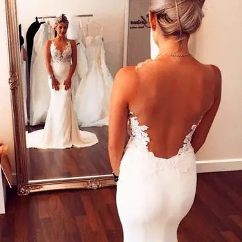 Graceful V Neck Applique Beach Sexy Backless 2019 Dubai Saudi Muslim Arabic Wedding Dress Boho Sofuge Vestido De Noiva
Graceful V Neck Applique Beach Sexy Backless 2019 Dubai Saudi Muslim Arabic Wedding Dress Boho Sofuge Vestido De Noiva