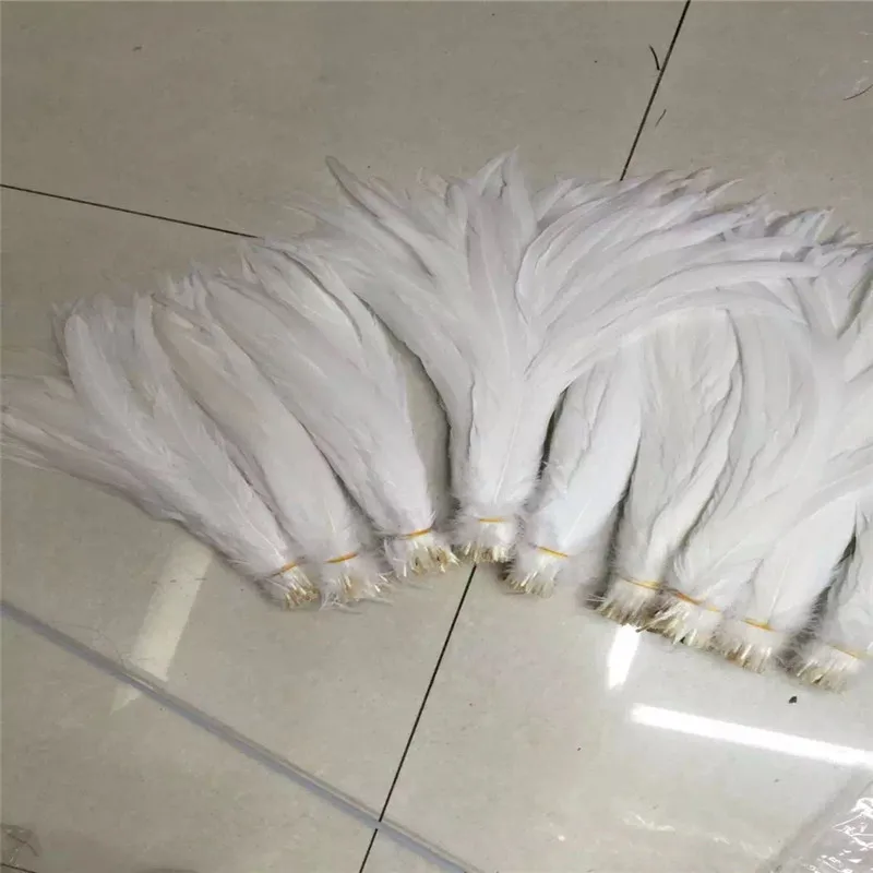 Factory Wholesale in Stock 35-40cm/14-16 inch pure white Rooster tail feathers Mardi Gras Masquerade 100pcs/lot
Factory Wholesale in Stock 35-40cm/14-16 inch pure white Rooster tail feathers Mardi Gras Masquerade 100pcs/lot