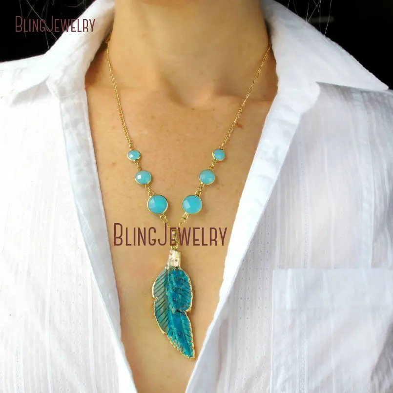 20181030-NM19055-turquoise jewelry necklace boho necklace blue feather necklace_2