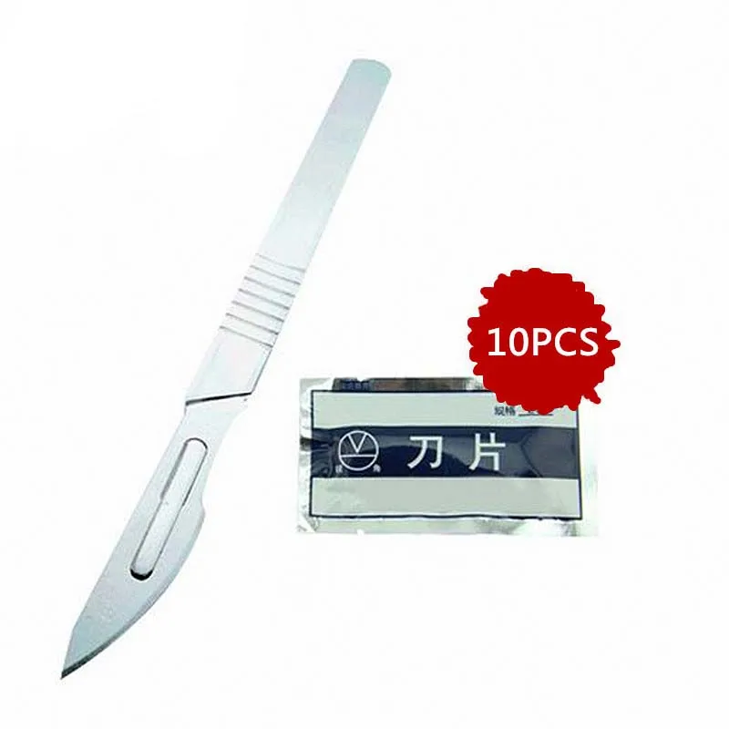 10pcs/pack Polymer Clay Tools Stainless Steel Polymer Clay Making Tools Tool Holder #23 Surgical Blade General
10pcs/pack Polymer Clay Tools Stainless Steel Polymer Clay Making Tools Tool Holder #23 Surgical Blade General
