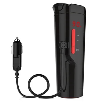 350ML Auto car Heating Cup Adjustable Temperature Digital Display Car Boiling Electric Kettle Boiling Black 70W Car Cup
350ML Auto car Heating Cup Adjustable Temperature Digital Display Car Boiling Electric Kettle Boiling Black 70W Car Cup