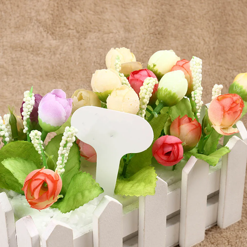 100Pcs T-type Plastic Plant Tag Gardening Label Flower Nursery White Thick Marker 6.8*4.8cm Garden Ornaments
100Pcs T-type Plastic Plant Tag Gardening Label Flower Nursery White Thick Marker 6.8*4.8cm Garden Ornaments
