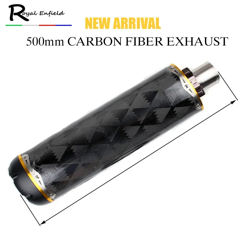 500mm Length Motorcycle Exhaust Muffler Pipe for Exhaust CNC Aluminium Alloy Carbon Fiber CBR R1 R6 ESCAPE moto
500mm Length Motorcycle Exhaust Muffler Pipe for Exhaust CNC Aluminium Alloy Carbon Fiber CBR R1 R6 ESCAPE moto