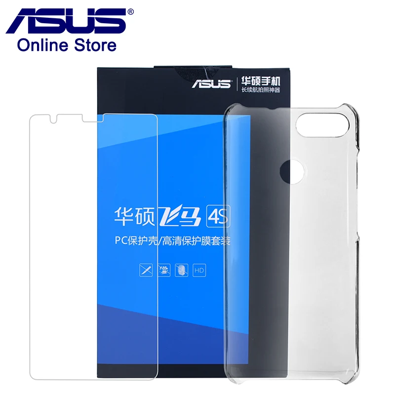 

ASUS Phone Case, Zenfone Max Plus M1 X018DC, ZB570TL, Pegasus 4s, 5.7 inch, Ultra Thin Transparent Case+High Clear Screen Film