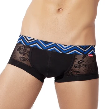 KWAN.Z underwear men low-waist boxer men transparent cuecas thin viscose men's lace gauze breathable men underwear homme
KWAN.Z underwear men low-waist boxer men transparent cuecas thin viscose men's lace gauze breathable men underwear homme