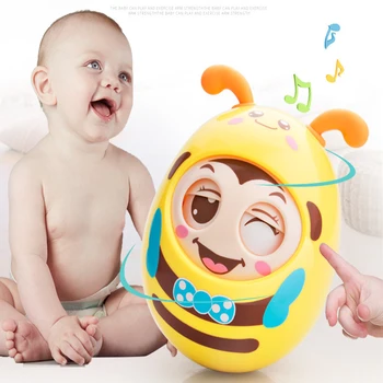 Cartoon Round Blink Tumbler ABS Materials Early Education Montessori Toys for Baby Music Rattle Toys for Boys and Girl
Cartoon Round Blink Tumbler ABS Materials Early Education Montessori Toys for Baby Music Rattle Toys for Boys and Girl
