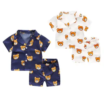 Children Pajama Sets Cute Bear Girls Clothing Sets New Summer Baby Boys Sleepwear Pajamas Set Kids Sleepwear
Children Pajama Sets Cute Bear Girls Clothing Sets New Summer Baby Boys Sleepwear Pajamas Set Kids Sleepwear