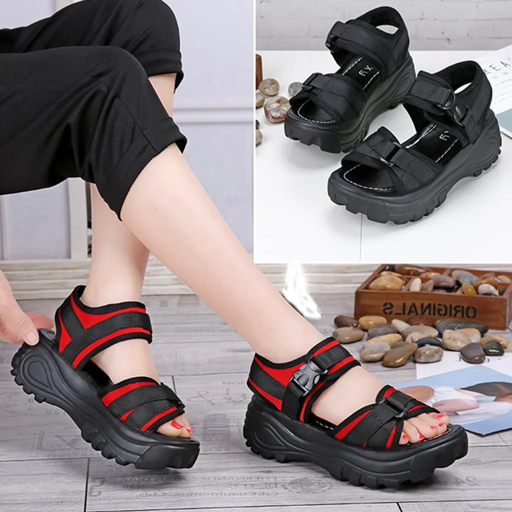 sandalia feminina platform sandals fashion New Summer Thick-Soled Slopes Magic Paste Muffins Casual Roman Sports Sandals
sandalia feminina platform sandals fashion New Summer Thick-Soled Slopes Magic Paste Muffins Casual Roman Sports Sandals