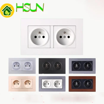 146 type France Socket 4 hole panel 16A Wall switch Power Supply European socket White gold stainless steel Champagne gold
146 type France Socket 4 hole panel 16A Wall switch Power Supply European socket White gold stainless steel Champagne gold