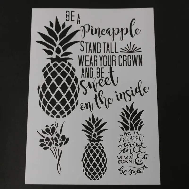 Beautiful pineapple Layering Stencils For Walls Painting Scrapbooking Stamping Stamp Album Decorative Embossing journal
Beautiful pineapple Layering Stencils For Walls Painting Scrapbooking Stamping Stamp Album Decorative Embossing journal