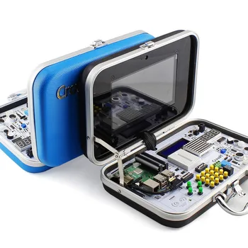 Elecrow Crowpi Raspberry Pi 4B Advanced Kit ALL-IN-ONE 7 inch Touch Screen Children Computer DIY Design Educational Learning Kit
Elecrow Crowpi Raspberry Pi 4B Advanced Kit ALL-IN-ONE 7 inch Touch Screen Children Computer DIY Design Educational Learning Kit