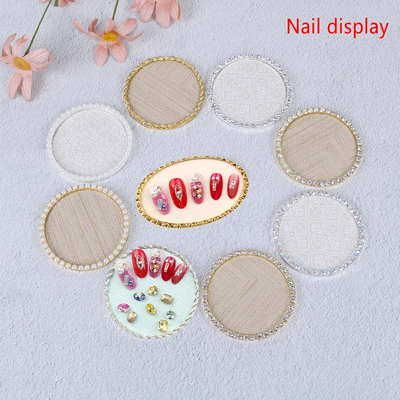 1PC Mini Nail Art Plate Luxury Alloy Rhinestones Diamond Nail Art Salon Display Stand Rack Boar Multi Style
1PC Mini Nail Art Plate Luxury Alloy Rhinestones Diamond Nail Art Salon Display Stand Rack Boar Multi Style