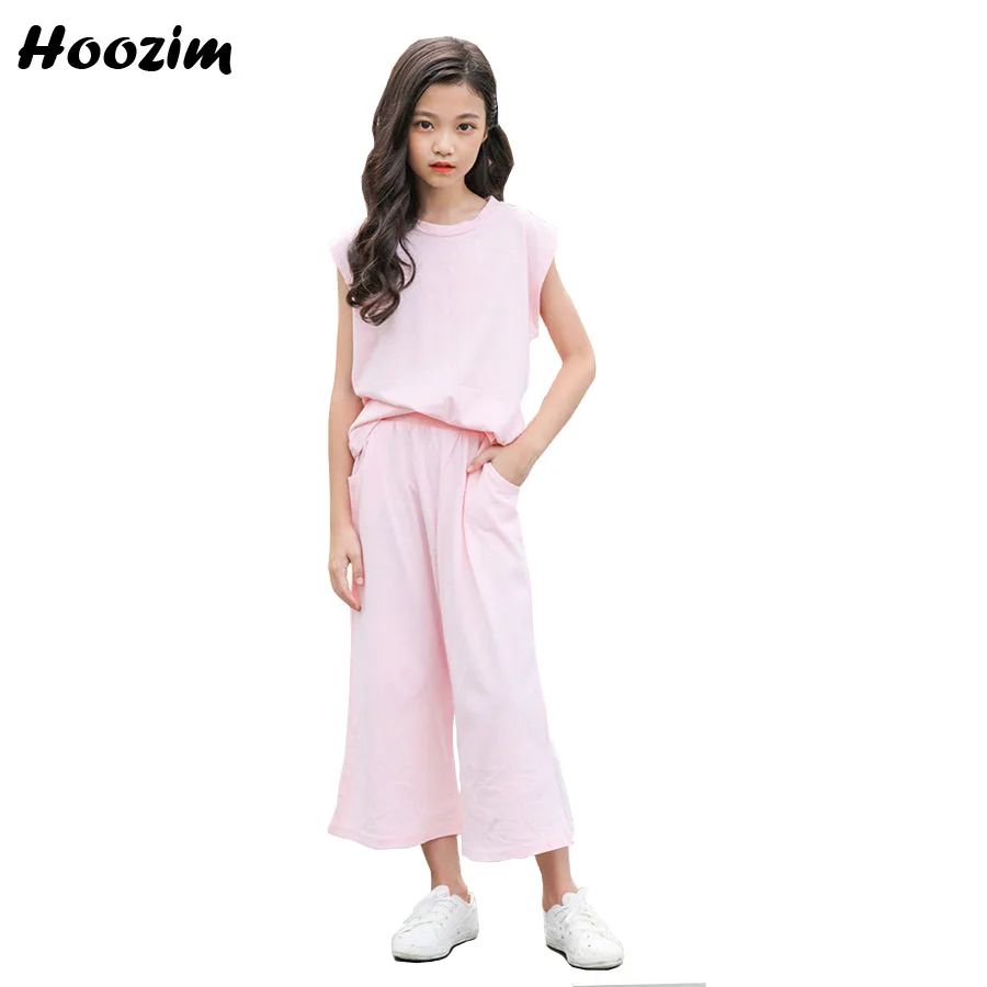 Teenage Girls Clothing Set 9 10 11 12 13 14 Age Fashion Cotton T Shirt+Pants Children Sport Suit For Girls Summer Kids Tracksuit
Teenage Girls Clothing Set 9 10 11 12 13 14 Age Fashion Cotton T Shirt+Pants Children Sport Suit For Girls Summer Kids Tracksuit