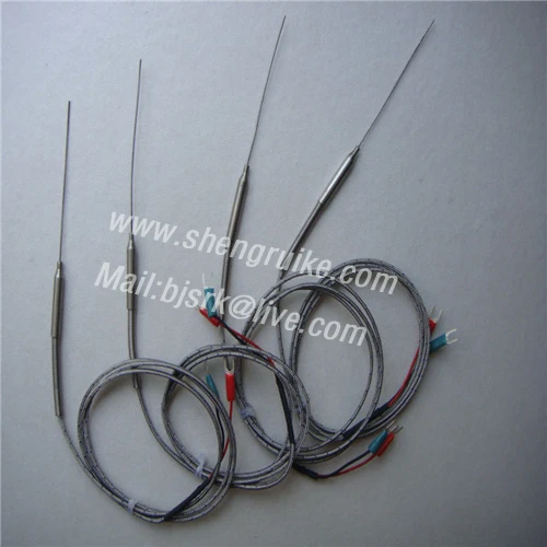 1mm X100mm thermocouple with 1M cable, K type 0-350C,high accuracy, fast response
1mm X100mm thermocouple with 1M cable, K type 0-350C,high accuracy, fast response