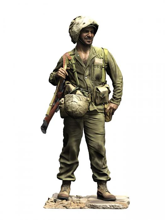 New Unassembled 1/16 120MM soldier US Marine 1945 120MM Resin Kit DIY Toys Unpainted resin model
New Unassembled 1/16 120MM soldier US Marine 1945 120MM Resin Kit DIY Toys Unpainted resin model