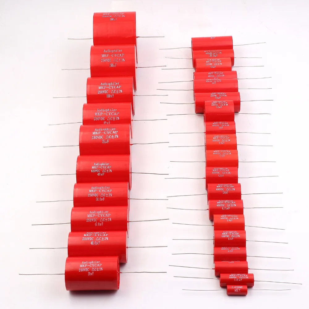 10PCS Audiophiler Axial MKP Audio Grade Capacitor 0.47uF-20uF 400VDC For HIFI Frequency Capacitance Guitar Amplifier DIY
10PCS Audiophiler Axial MKP Audio Grade Capacitor 0.47uF-20uF 400VDC For HIFI Frequency Capacitance Guitar Amplifier DIY