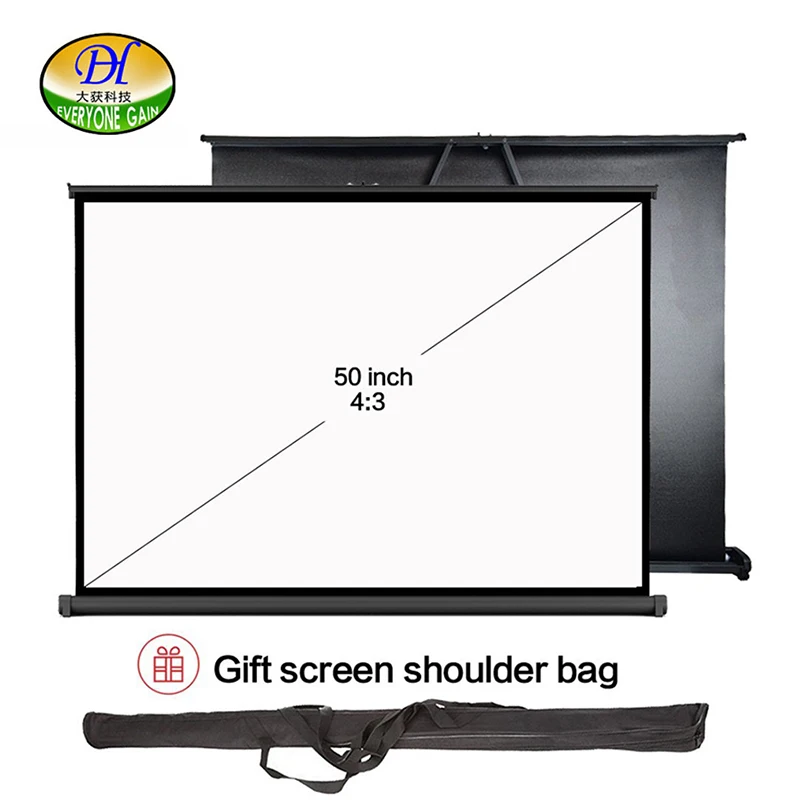 Everyone Gain VS50 Portable Projector Screen 50 Inch 4:3 Pull Up Table Projection Screen for Projector Business and office
Everyone Gain VS50 Portable Projector Screen 50 Inch 4:3 Pull Up Table Projection Screen for Projector Business and office