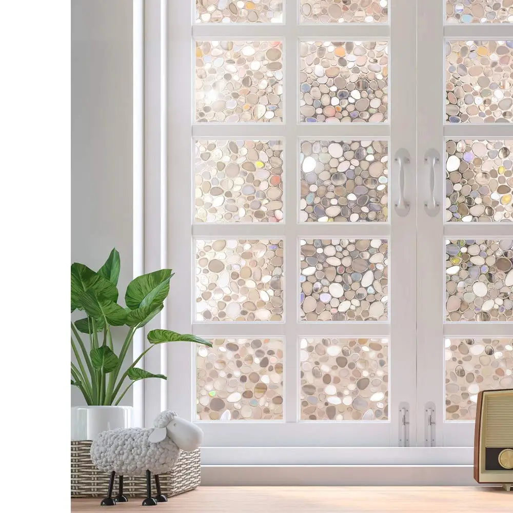 Funlife 45x100cm Privacy Window Film Decorative Window Film Static Cling Glass Film 3D Pebble Glass Film for Home Office
Funlife 45x100cm Privacy Window Film Decorative Window Film Static Cling Glass Film 3D Pebble Glass Film for Home Office