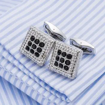 10pair per lot VAGULA Rhinestone Cufflinks Shirt Cuff links Quality Gemelos 10198
10pair per lot VAGULA Rhinestone Cufflinks Shirt Cuff links Quality Gemelos 10198