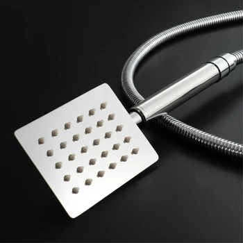 HIDEEP hand shower stainless steel chrome square hand shower head factory direct HIHSPJ112
HIDEEP hand shower stainless steel chrome square hand shower head factory direct HIHSPJ112